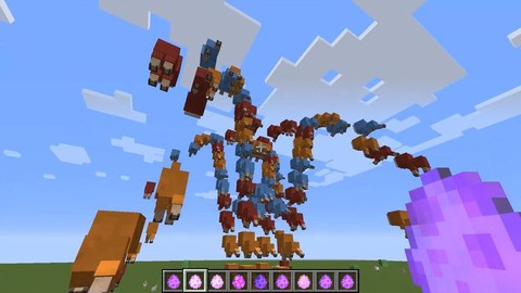 我的世界七彩羊怎么做