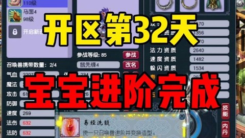 梦幻西游怎么进阶宝宝