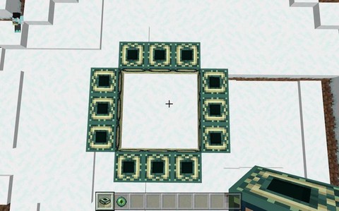 我的世界末界门怎么做