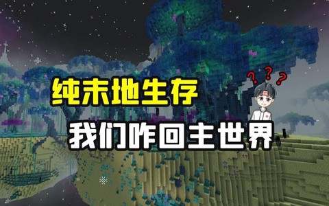 我的世界怎么到末地